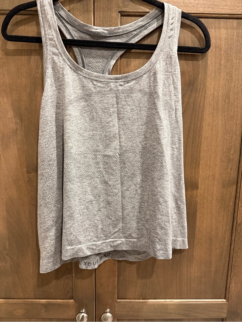 lululemon athletica Light Gray Racerback Tank